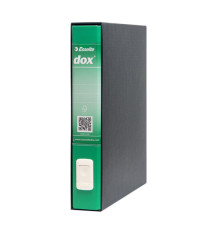 Registratore Dox 4 - dorso 5 cm - commerciale 23 x 29,7 cm - verde - Esselte Dox