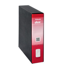 Registratore Dox 9 - dorso 8 cm - 35 x 31,5 cm - rosso - Esselte Dox