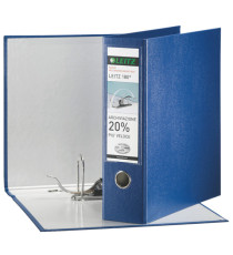Registratore Leitz 180° G65 - dorso 8 cm - protocollo 23 x 33 cm - blu - Leitz