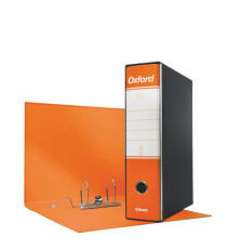 Registratore Oxford G83 - dorso 8 cm - commerciale 23 x 30 cm - arancione - Esselte