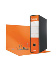 Registratore Oxford G85 - dorso 8 cm - protocollo 23 x 33 cm - arancione - Esselte