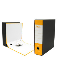 Registratore Starbox - dorso 8 cm - commerciale 23 x 30 cm - giallo - Starline