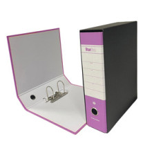 Registratore Starbox sfuso - dorso 8 cm - protocollo 23 x 33 cm - lilla - Starline