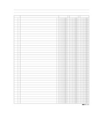 Registro a 3 colonne - 31 x 24cm - 100 fogli - Edipro