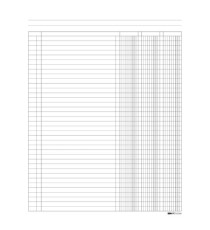 Registro a 3 colonne - 31 x 24cm - 100 fogli - Edipro