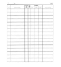 Registro arrivi/partenze - 31 x 24,5cm - 46pg - Edipro