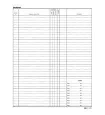 Registro arrivi/partenze - 31 x 24,5cm - 46pg - Edipro