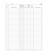 Registro arrivi/partenze - 31 x 24,5cm - 46pg - Edipro