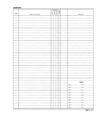 Registro arrivi/partenze - 31 x 24,5cm - 46pg - Edipro