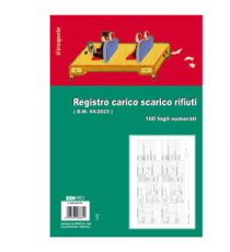 Registro carico/scarico rifiuti - 21,5 x 29,7cm - 100pg - E2868 RENTRI - Edipro