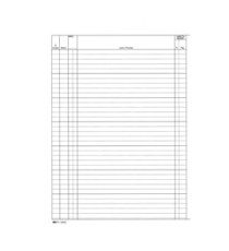 Registro contabilità dei lavori - 31 x 21cm - 47pg - numerate - Edipro