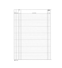 Registro contabilità dei lavori - 31 x 21cm - 47pg - numerate - Edipro