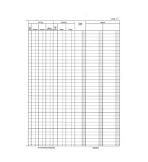 Registro contabilità dei lavori - 31 x 21cm - 47pg - numerate - Edipro