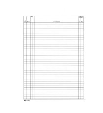 Registro contabilità dei lavori - 31 x 21cm - 47pg - numerate - Edipro