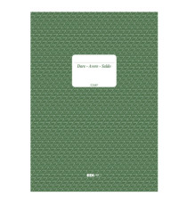 Registro dare/avere/saldo - 24 x 17cm - 100 fogli - Edipro