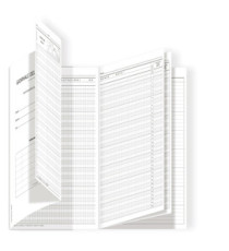 Registro del professore (3 classi) - 31 x 17 cm - DU3425PS000 - Data Ufficio
