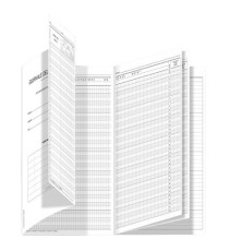 Registro del Professore (6 classi) - 31 x 17 cm - 3225PS000G - Data Ufficio