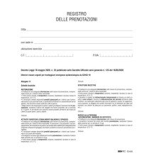Registro delle prenotazioni - 32 pag - Edipro