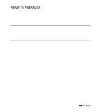 Registro firme presenze al lavoro - 31 x 24cm - 100 fogli - Edipro