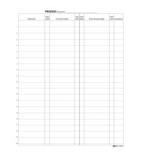 Registro firme presenze al lavoro - 31 x 24cm - 100 fogli - Edipro