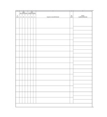Registro infortuni - 31 x 24,5cm - 15 pagine - Edipro