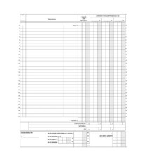 Registro Iva corrispettivi - 31 x 24,5cm - 15pg - numerate - Edipro