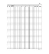 Registro Iva corrispettivi per mancato funzionamento registro cassa - 31 x 24,5cm - 46pg - pagine numerate - Edipro
