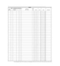Registro merci in deposito - 31 x 24,5cm - 50 fogli - Edipro