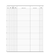 Registro persone alloggiate - 31 x 24,5cm - 46pg - Edipro