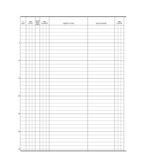 Registro persone alloggiate - 31 x 24,5cm - 46pg - Edipro