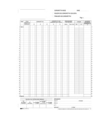 Registro prima nota Iva corrispettivi - 13/13 fogli autoricalcanti - 29,7 x 23cm - Edipro