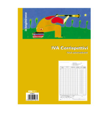 Registro prima nota Iva corrispettivi - 13/13 fogli autoricalcanti - 29,7 x 23cm - Edipro