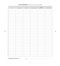 Registro pulizia e sanificazione in azienda - 40 pag - 31x24,5 cm - Edipro