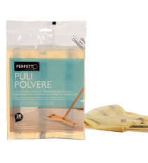Retine di ricambio per scopa Pulipolvere - 45x22 cm - giallo - Perfetto - conf. 20 pezzi