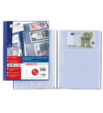 Porta scontrini e banconote Asso PS - 21 x 29.7 cm - blu - Sei Rota