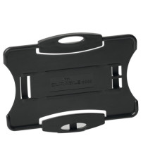 Portabadge Eco - per 1 tessera - 54 x 87 mm - nero - Durable - conf. 10 pezzi