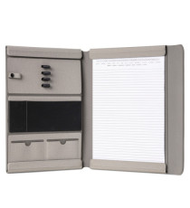 Portablocco Meet - con alette magnetiche - 31 x 25 x 1,4 cm - grigio - In Tempo