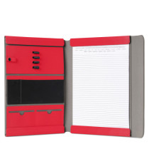 Portablocco Meet - con alette magnetiche - 31 x 25 x 1,4 cm - rosso - In Tempo