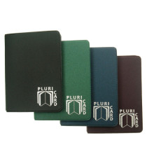 Portacard a libro - 14 scomparti - in PVC gommato 880 - Alplast - conf. 24 pezzi