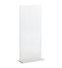 Portadepliant con base a T - 1/3 A4 - 10 x 21 cm - Lebez