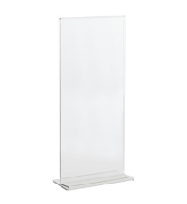 Portadepliant con base a T - 1/3 A4 - 10 x 21 cm - Lebez
