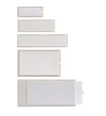 Portaetichette adesivo Iesti A1 - 24 x 63 mm - trasparente - Sei Rota - conf. 10 pezzi