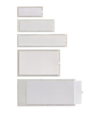 Portaetichette adesivo Iesti A2 - 32 x 88 mm - trasparente - Sei Rota - conf. 10 pezzi