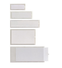 Portaetichette adesivo Iesti A2 - 32 x 88 mm - trasparente - Sei Rota - conf. 10 pezzi
