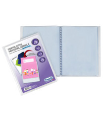 Portalistini personalizzabile Sviluppo - liscio - 15x21 cm - 20 buste - trasparente - Favorit