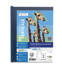 Portalistini personalizzabile Uno TI - 25x35 cm - 12 buste - blu - Sei Rota