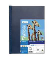 Portalistini personalizzabile Uno TI - 30x42 cm (libro) - 12 buste - blu - Sei Rota