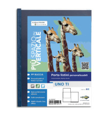 Portalistini personalizzabile Uno TI - 35x50 cm - 12 buste - blu - Sei Rota