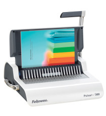 Rilegatrice Pulsar+ 300 - manuale - a dorso plastico - Fellowes