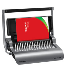 Rilegatrice Quasar+ 500 - manuale - a dorso plastico - Fellowes
